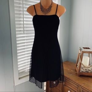 #27) VINTAGE Next Up black mess dress! Like NEW!